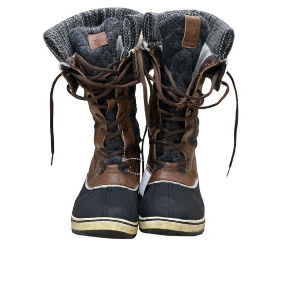 Womens Global Win Snow Boots Lace up Size 8.5 - Picture 2 of 4